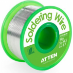 ATTEN Soldering Wire Green 0.8-50 κόλληση RoHS για ηλεκτρικό κολλητήρι και αερίου 0.8mm 50gr Sn99.3 Cu0.7 χειροτεχνίες μοντελισμό